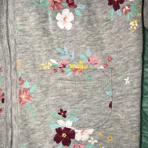 NWOT | Carter’s | 12 M | Flower print, gray jacket - Picture 2 of 7